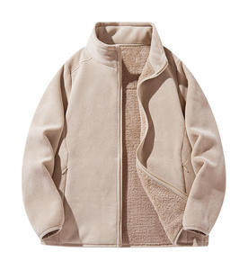 <span class=keywords><strong>Veste</strong></span> polaire unisexe YZ personnalisée pour l'<span class=keywords><strong>hiver</strong></span>, coupe-vent d'extérieur avec fermeture éclair frontale, respirante et résistante au vent, manteau de montagne personnalisé - Product Image 5