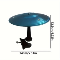 Cloche de sécurité pour voiture Cymbale Tête d'aération Clip-On Installation Réglable Support de tambour à main Amoureux de la musique Tous les modèles Accessoire de musique de voiture