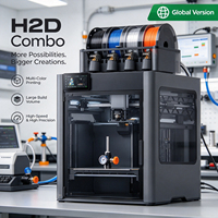 Imprimante 3D FDM Combo H2D Standard UE/Royaume-Uni, Débloquée Mondialement, Connexion Mobile, Multi-filaments, Imprimante de Bureau