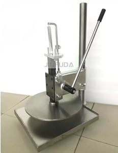 Equipo de prensado de bases de pizza de alta capacidad con operación manual por palanca para pizzerías, máquina comercial para prensar masa de pizza - Product Image 2
