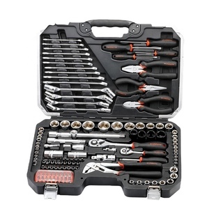 FIXMAN Hot Sale 124 Pieces Complete Heavy Duty Mechanics Kit <b>Tool</b> <b>Set</b> With Box - Product Image 1
