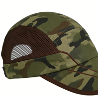 Gorra de Béisbol Deportiva de 5 Paneles con Logotipo Personalizado, Secado Rápido, Malla Transpirable, Impermeable, Ajustable, Unisex, para Uso en Exteriores, 100% Poliéster