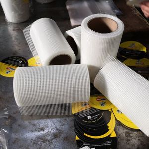 130G Trung Quốc Hà Bắc nhà máy gia cố polyester sợi thủy tinh lưới nhựa polymer với cắt Hàn đấm dịch vụ giá tốt nhất - Product Image 3