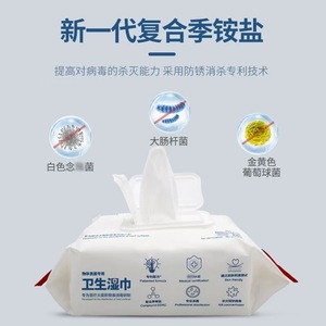 Lingettes d'hygiène de surface Blue Sail 260mmx180mm 100 feuilles antibactériennes pour le nettoyage des surfaces dures - Product Image 4