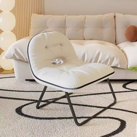 Tabouret de maquillage pliable en métal de luxe léger, pivotant, pour chambre de fille, dressing, haut de gamme