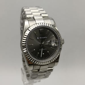 Reloj con Movimiento Mecánico Automático NH35, Característica Luminosa, Esfera Trapezoidal, Acero Inoxidable, Único - Product Image 4