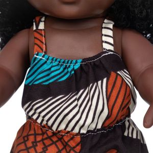Hot Selling 12 Inch Vinyl African Black Reborn <b>Doll</b> Factory Supply Simulation Kids Pretend <b>Play</b> Toy Gift - Product Image 6