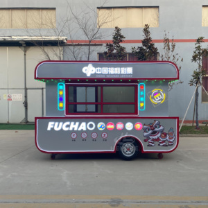 110/220V/380V Modern Design Mobile <strong>Food</strong> Truck Trailer Chicken Rotisserie Grill <strong>Fast</strong> <strong>Food</strong> <strong>Carts</strong> for Street <strong>Food</strong> Hotdogs - Product Image 2