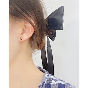 Pendientes de Acero Inoxidable Estilo Hip Hop, Pendientes Triangulares Unisex Populares - Product Image 2