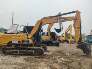 Offre Spéciale : Excavatrice Sany 135c d'occasion en excellent état, matériel de construction, godet de 0,5 m³, poids opérationnel de 13800 kg, modèle 2022, prix bas - Product Image 2