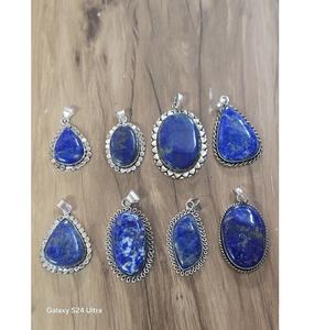 เครื่องประดับพลอยอเมทิสต์ธรรมชาติสีเงินหรูหราสำหรับผู้หญิงที่มีหินคริสตัลขัดเงาในงานแต่งงานดีไซน์ที่ละเอียดอ่อน - Product Image 3