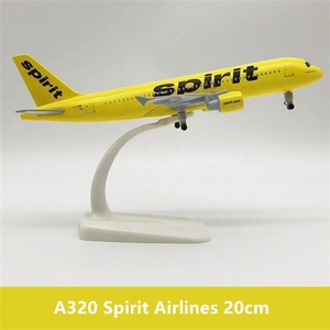Игрушечная модель самолета A320 Spirit Airline, масштаб 1:200, 20 см, индивидуальный дизайн, для детей - Product Image 6