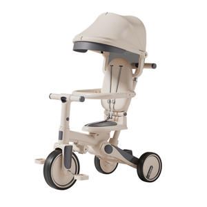 Pédale de vélo d'équilibre pour bébés de 1 à 3 ans, tricycle à 3 roues avec auvent pour enfants, garçons et filles - Product Image 5