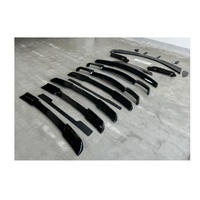 Pare-chocs de voiture XLstyling Kit de carrosserie de conversion pour corvette C5 C6 C7 C8 toit aileron arrière noir brillant