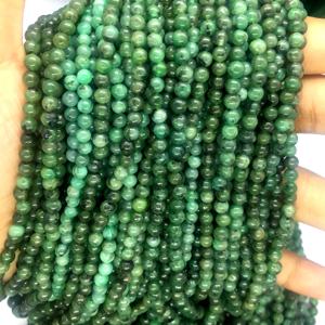 ลูกปัดพลอยสังเคราะห์สีมรกตแบบหลวมทำจากหลายขนาดผ่านการรับรอง - Product Image 4