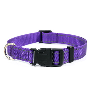 Diskon besar hadiah promosi kerah anjing dapat disesuaikan Logo cetak khusus kerah anjing luar ruangan berjalan anjing kerah reflektif tali derek - Product Image 6