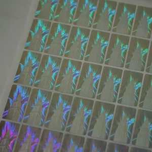 Individueller Sicherheits-Laserdruck Verpackungsetikett fälschungssichere und manipulationssichere VOID-Dichtung Hologramm-Etikett 3D-Holografische Aufkleber