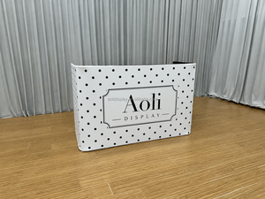 Façade de cabine DJ portable en aluminium en forme de U, imprimée sur mesure, avec <span class=keywords><strong>sac</strong></span> de transport - Product Image 1