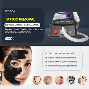 Newst máscara facial láser Carbon Laser Peel Black Doll 532/1064nm pico láser para salones estéticos nd YAG Q eliminación de tatuajes conmutada - Product Image 2