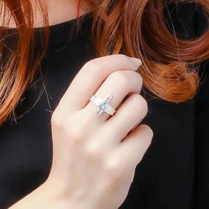 एनीमे तलवार कला ऑनलाइन असुना क्रिटो युगल पुरुषों के लिए अंगूठी - Product Image 4