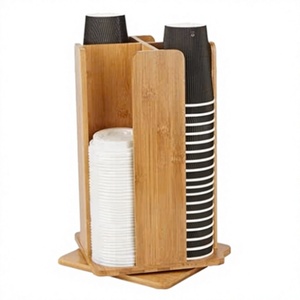 Étagère de rangement à trois niveaux en bambou pour articles de cuisine, type minimaliste sur pied, organisateur multifonctionnel - Product Image 5