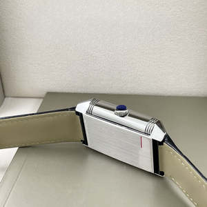 Reloj de Pulsera para Hombre, Diseño Clásico de Lujo, Cuadrado, con Segundero Pequeño, Doble Zona Horaria, Movimiento Mecánico, Correa de Cuero Marrón - Product Image 3