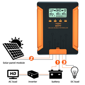 Pannello di controllo di carica <span class=keywords><strong>Controller</strong></span> solare MPPT 60A <span class=keywords><strong>100</strong></span> ampere 12v 24v 36V 48V MPPT Regulador sistema solare <span class=keywords><strong>Controller</strong></span> del caricatore - Product Image 6