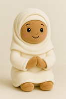 Peluche Musulmane Personnalisée OEM Série Religieuse, Mignonne Poupée Compagnon Dessin Animé, Cadeau d'Ambiance de Fête, Coussin Pendentif