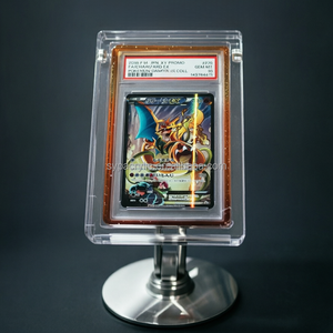 Étui de protection en acrylique transparent SYP pour <span class=keywords><strong>carte</strong></span> <span class=keywords><strong>Pokémon</strong></span> Sun & Moon Espeon <span class=keywords><strong>GX</strong></span> Secret <span class=keywords><strong>Rare</strong></span> Full Art classifiée avec anneau magnétique - Product Image 1