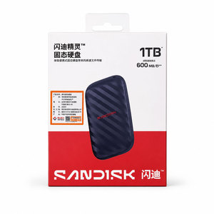 Sandisk Portable Drive 1TB 600 MB/s USB C USB 3.2 Gen 2 SSD E10- SDSSDE10 - Product Image 2