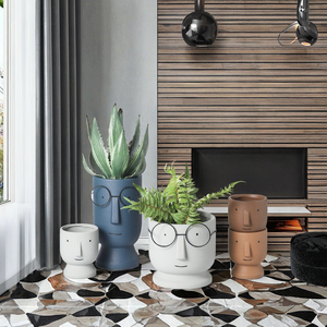 2026 Style nordique émaillé en céramique Pots de fleurs intérieur/extérieur maison jardin planteur pour plantes bonsaï gros décor de bureau - Product Image 1