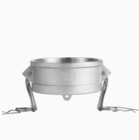 Raccord rapide Camlock en acier inoxydable type D à filetage femelle avec levier de verrouillage pour transfert d'huile classe 150