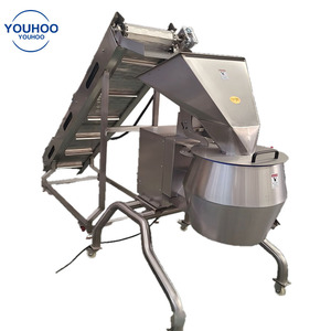 Machine automatique à hacher la laitue, machine à trancher les courgettes, machine à trancher les tomates et les aubergines avec alimentateur automatique - Product Image 1