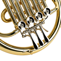 OEM Bb Tones 4 Keys Single and Double Row French Horn Brass Instrument Wholesale