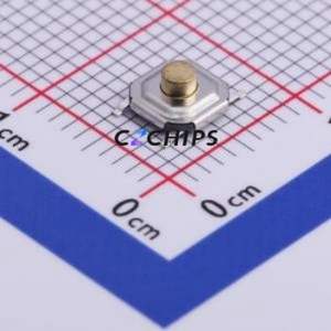 TS-1076S-A7B3 Tactile Switch SMD-4P,5.2x5.2mm Switch Single Pole Single Throw Round Button 2.5N 5.2mm - Product Image 1