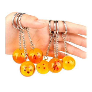 Anime Goku Dragons Keychain Bóng 3D 1-7 Sao Cosplay Pha Lê Bóng Móc Chìa Khóa Bộ Sưu Tập Đồ Chơi Quà Tặng - Product Image 2