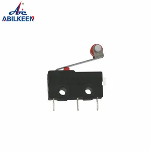 ABILKEEN 0.1A 0./ 125VAC momentary anlık push button rulo kolu su geçirmez mikro anahtarı