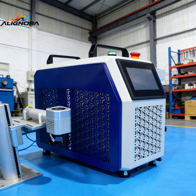 500W Air-Cooled High-Power Pulsed Laser Cleaning Machine for High-Efficiency Rust and Paint Removal