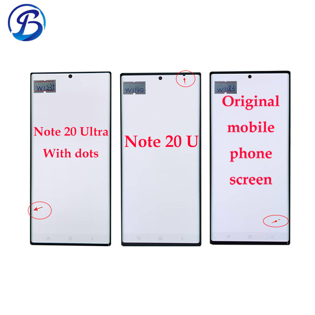 AMOLED Display Original for samsung Galaxy Note 20 Ultra Screen Replacement with Frame Touch Screen With Burns Display Assembly