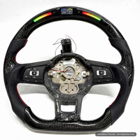 Volant en fibre de carbone Sharan pour Skoda Octavia, SEAT Leon, Jetta, Polo, Passat B5, Superb, Golf MK4, sur mesure, fabriqué par le fabricant d'origine