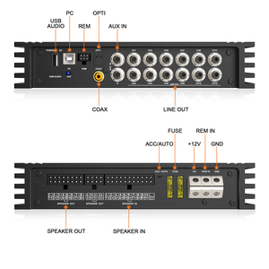 Amplificateur de <span class=keywords><strong>voiture</strong></span> AudioWinner T1012.12M Auto DSP en promotion, 9~16V, classe D, 12 canaux, amplificateur audio Bluetooth avec crossovers et égaliseurs - Product Image 3