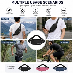 Riñonera Deportiva Personalizada con Logotipo, Impermeable, para Hombre y Mujer, para Correr, Ciclismo, Senderismo, Viajes, Ligera - Product Image 3