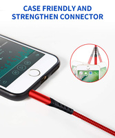 Usine 3.5mm Stéréo Audio Câble Métal Shell Écouteurs Filaire 3.5mm Nylon Tresse Aux Câble 3.5mm pour Casque Téléphone