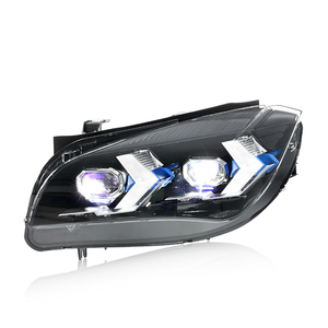 Conjunto de Faros Delanteros para <span class=keywords><strong>BMW</strong></span> <span class=keywords><strong>X1</strong></span> E84 2010-2015 con Luces LED DRL Blancas/Amarillas Intercambiables Estilo Flecha - Product Image 3