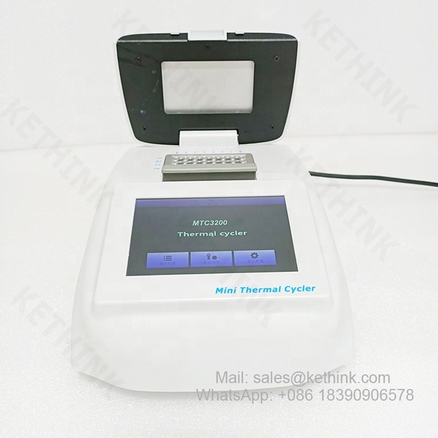 PCR Machines KETHINK KT-MTC3200 PCR Lab Mini Thermal Cycler Real Time 32 Well 100 Programs Memory