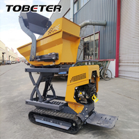 Mini-dumper sur chenilles hydraulique 500 kg 200 dm³ CE Euro 5 pour ferme, jardin, construction, entrepôt