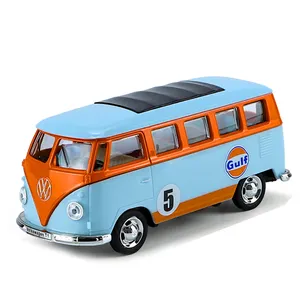 CCA 1:30 modelo de ônibus de liga de brinquedo para carro de metal fundido Volkswagen T1