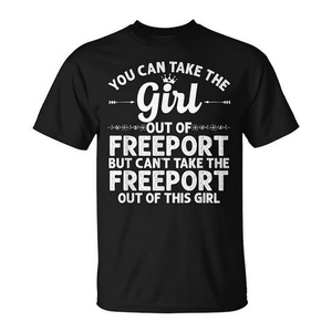 T-shirt Girl Out Of Freeport Illinois Home Roots Usa - Product Image 2