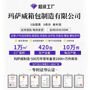 Masawei Tactical Crossbody <b>Chest</b> Bag Gray Camouflage Large Capacity Outdoor Hiking Fishing <b>Storage</b> Backpack Men's Shoulder Bag - Product Image 2