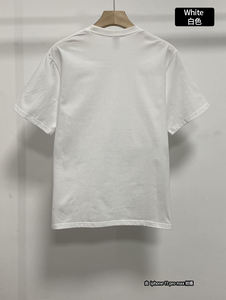 T-Shirt Personnalisé Minimaliste à Épaules Tombantes avec Broderie de Logo Unique, T-Shirt en Coton à Broderie Durable, T-Shirt avec Broderie 3D de Qualité - Product Image 4